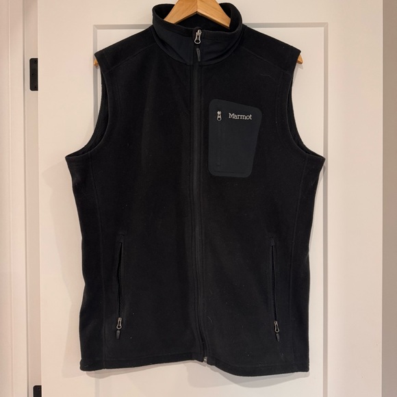 Marmot Other - Marmot Black Sleeveless Fleece Vest - polartec - Large